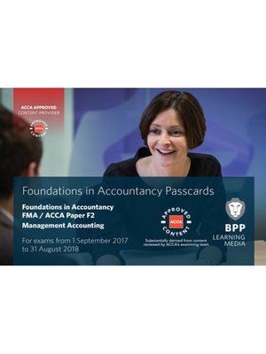 cover image of FIA Foundations in Management Accounting FMA (ACCA F2): Passcards